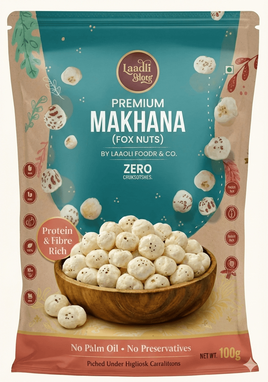 Premium Makhana - Premium Quality by Laadli Bhog